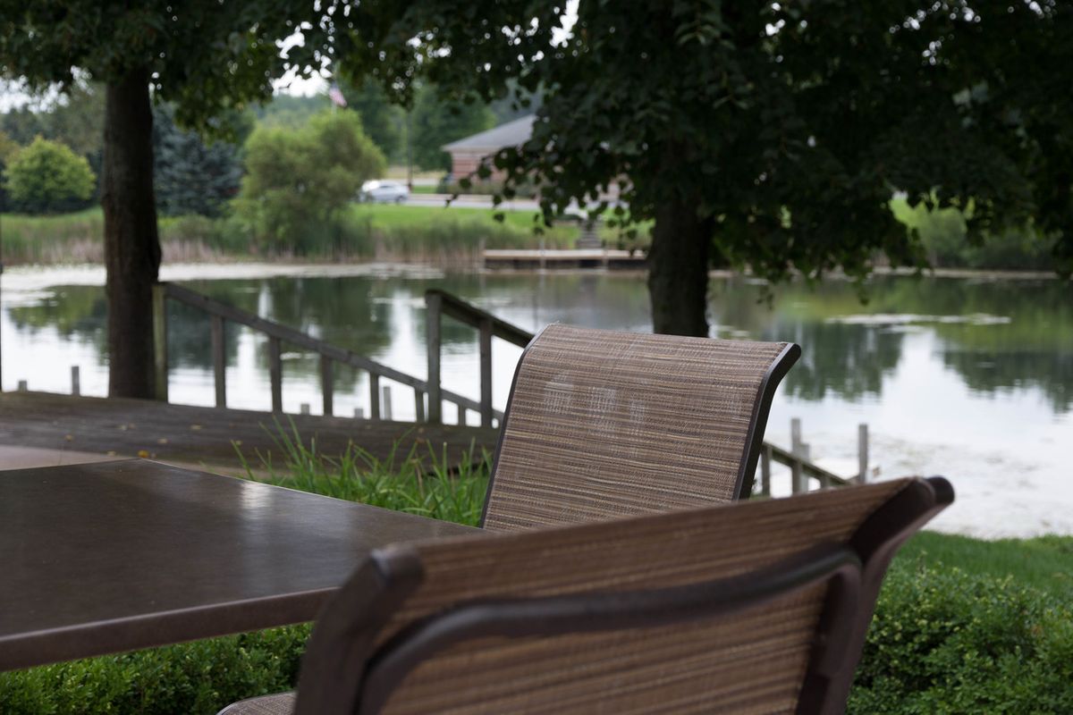 exterior patio of Antler's 3