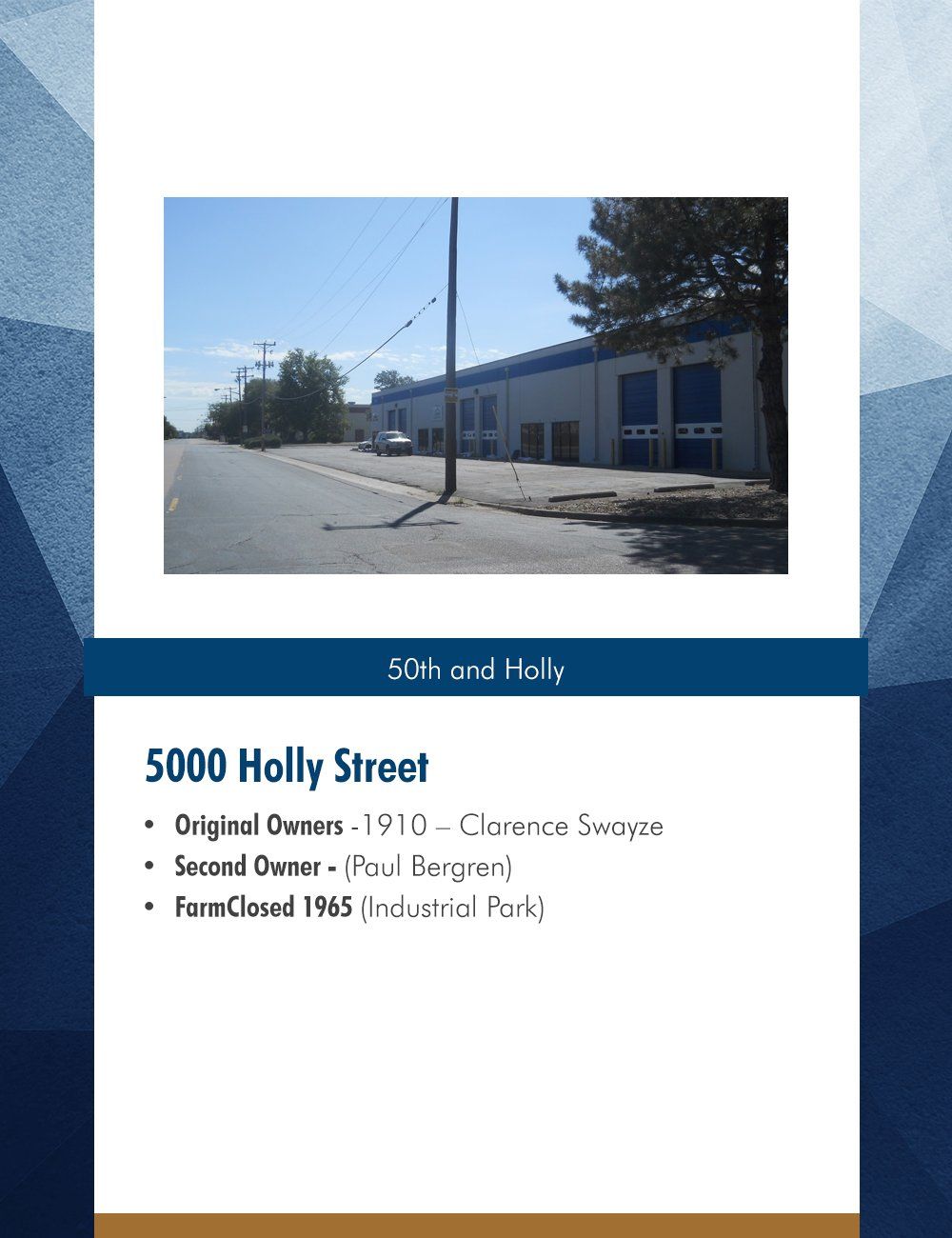 50th and Holly