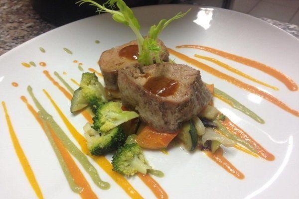 Secondo di carne e verdure stagionali