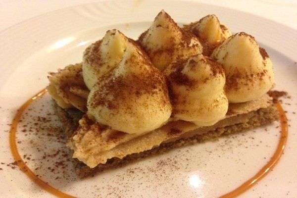 Dessert con crema