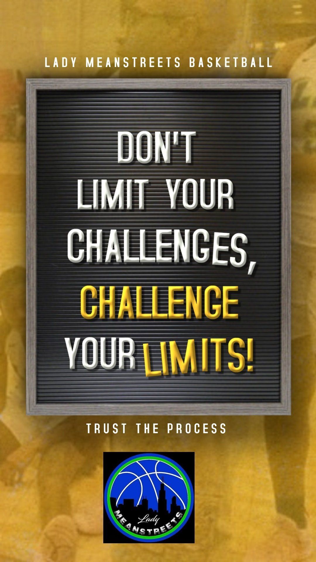 A sign that says do n't limit your challenges challenge your limits