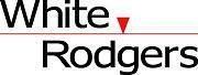 The white rodgers logo is on a white background.