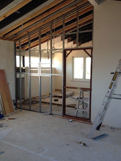 frame of wall