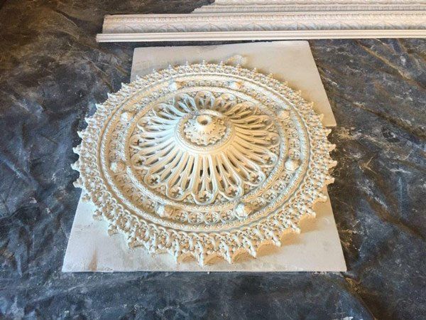 ornate ceiling piece