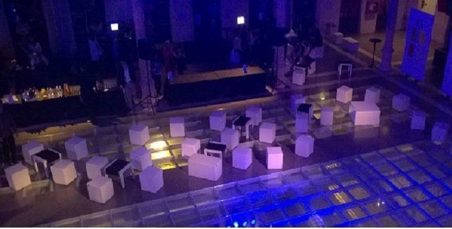 noleggio arredi per buffet di matrimonio