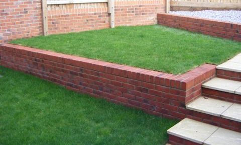 garden landscaping in progress
