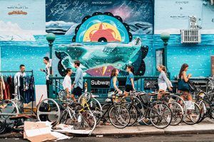 Bikers in Brooklyn 