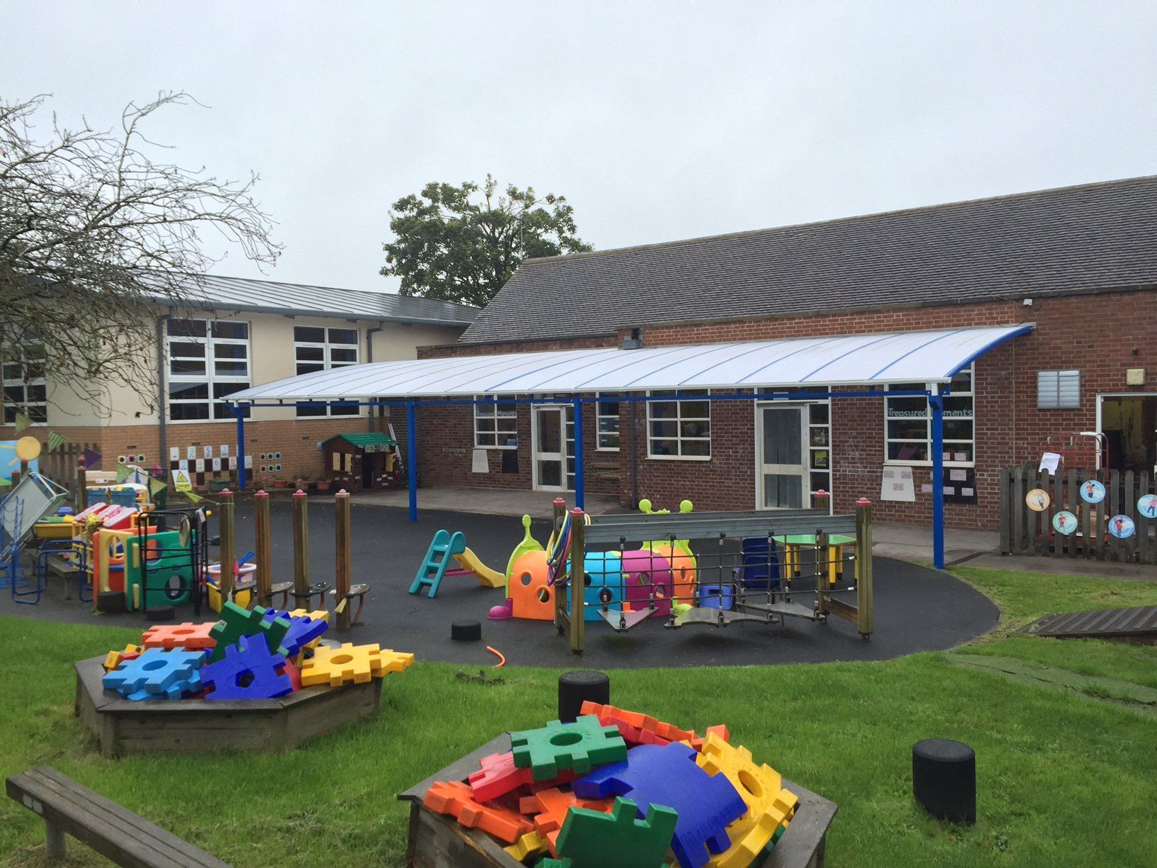 Play area canopies