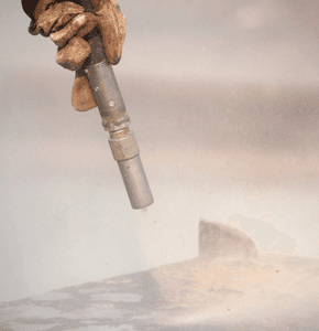 dry blasting