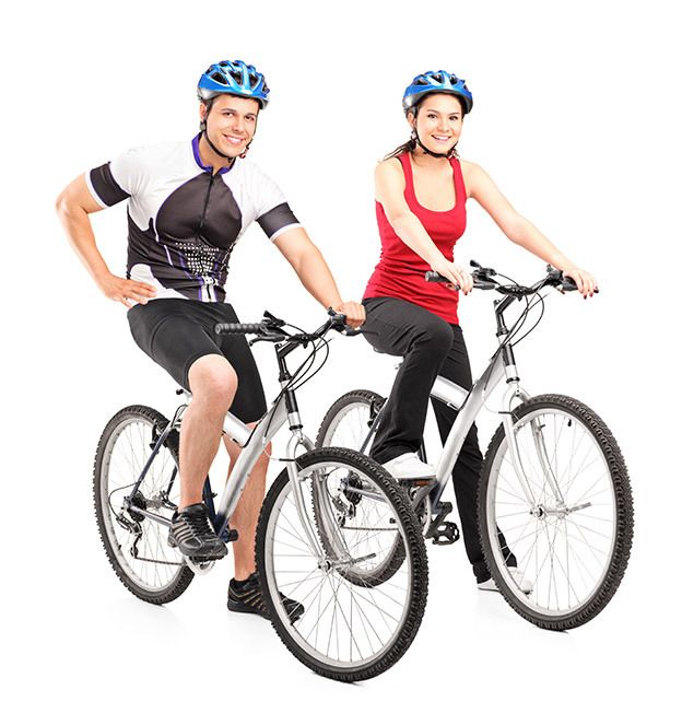 Cyclists in Whakamaru