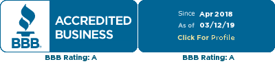 BBB Accredited Business badge with