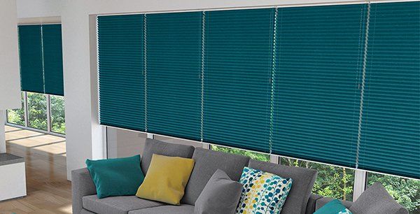 Blue blinds