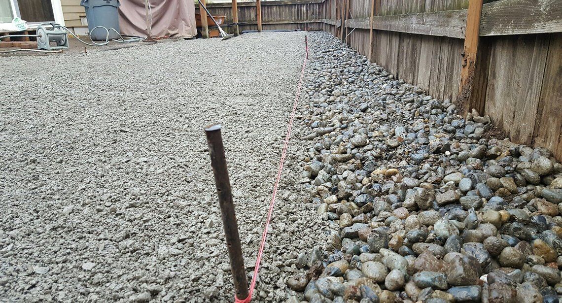 Brick Repair — Brick Backyard Before Image In Everett, WA
