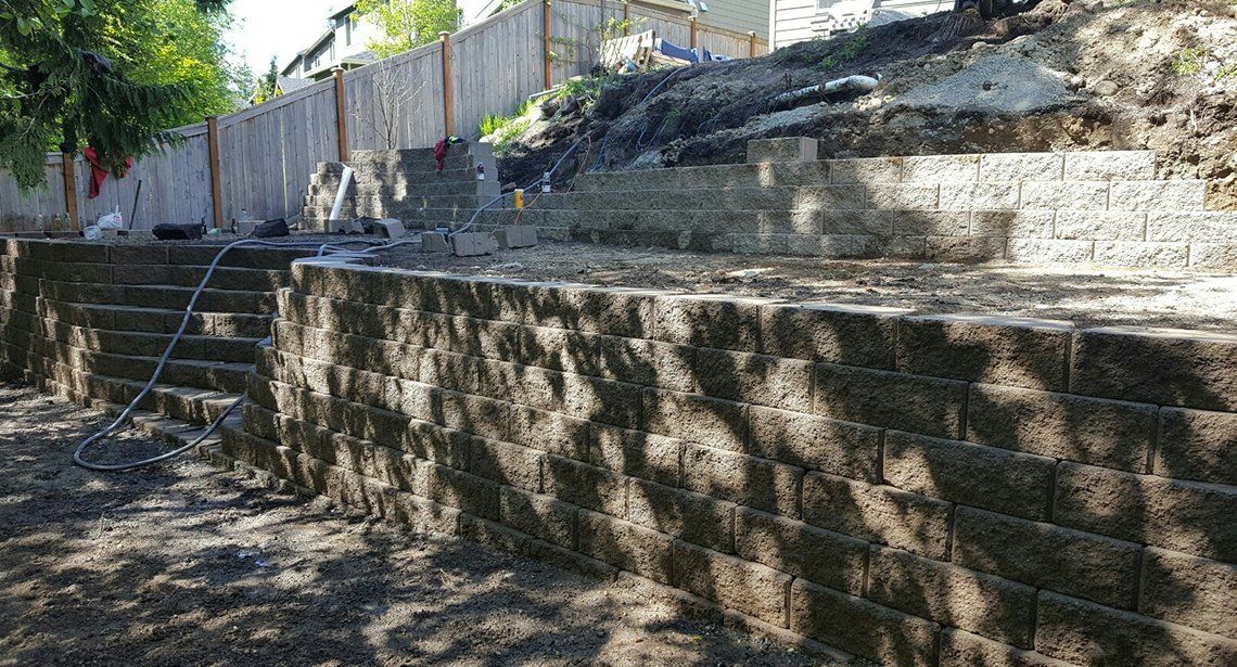 Leveling Backyard — Backyard Levels During Process In Everett, WA