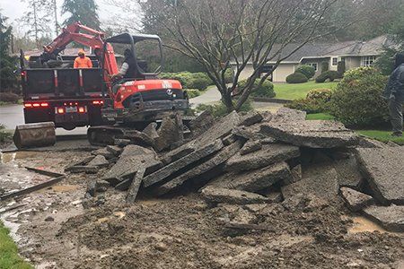 Pavement Removal — Pavement Debris Removal In Everett, WA Pavement Removal — Pavement Debris Removal In Everett, WA