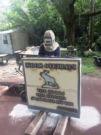 Man Sandblasting - Sandblasting service in Bradenton, FL
