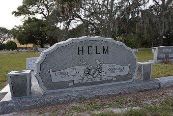 Helm tombstone - Burial Monuments in Bradenton, FL Helm tombstone - Burial Monuments in Bradenton, FL