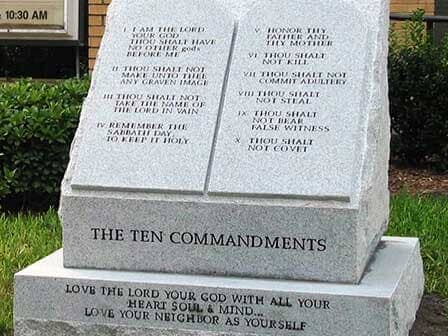 Ten Commandments Monument - Burial Monuments in Brandenton, FL Ten Commandments Monument - Burial Monuments in Brandenton, FL