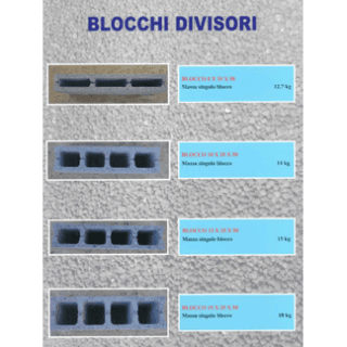 blocchi divisori per edilizia