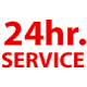 24 hour service