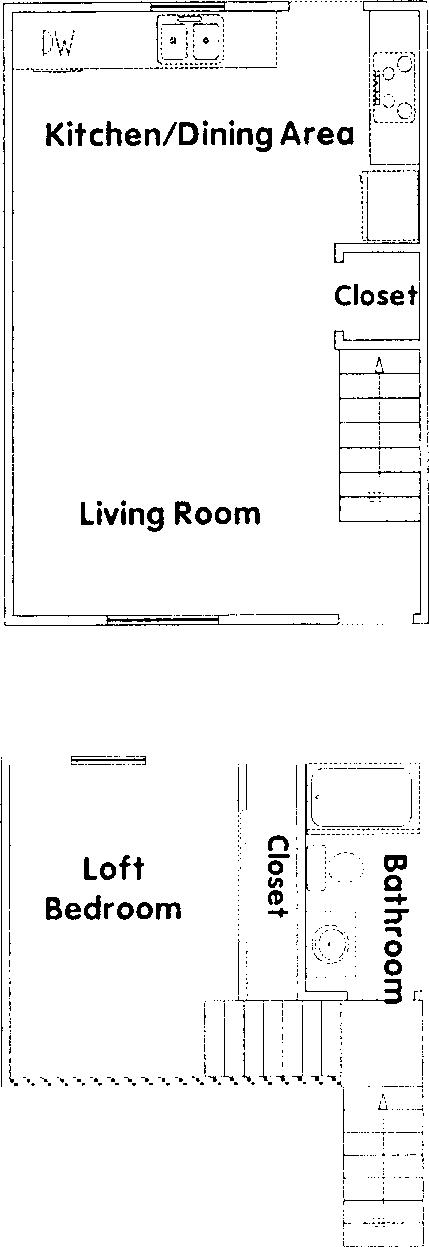 1 BEDROOM LOFT