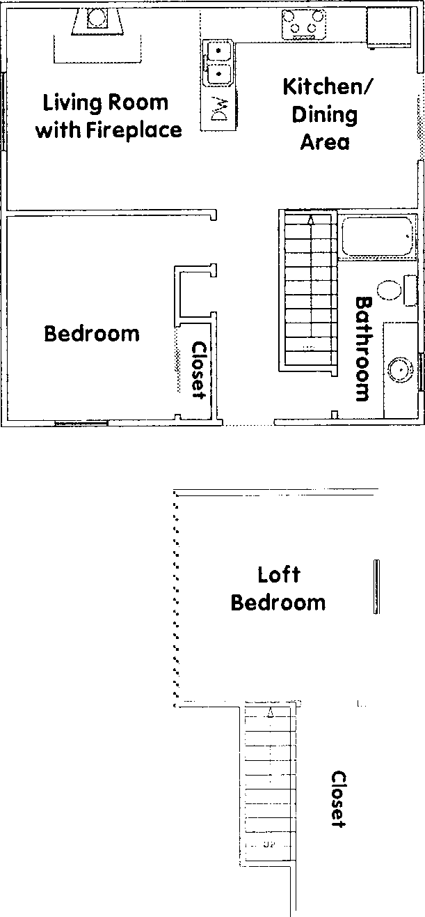 2 BEDROOM LOFT