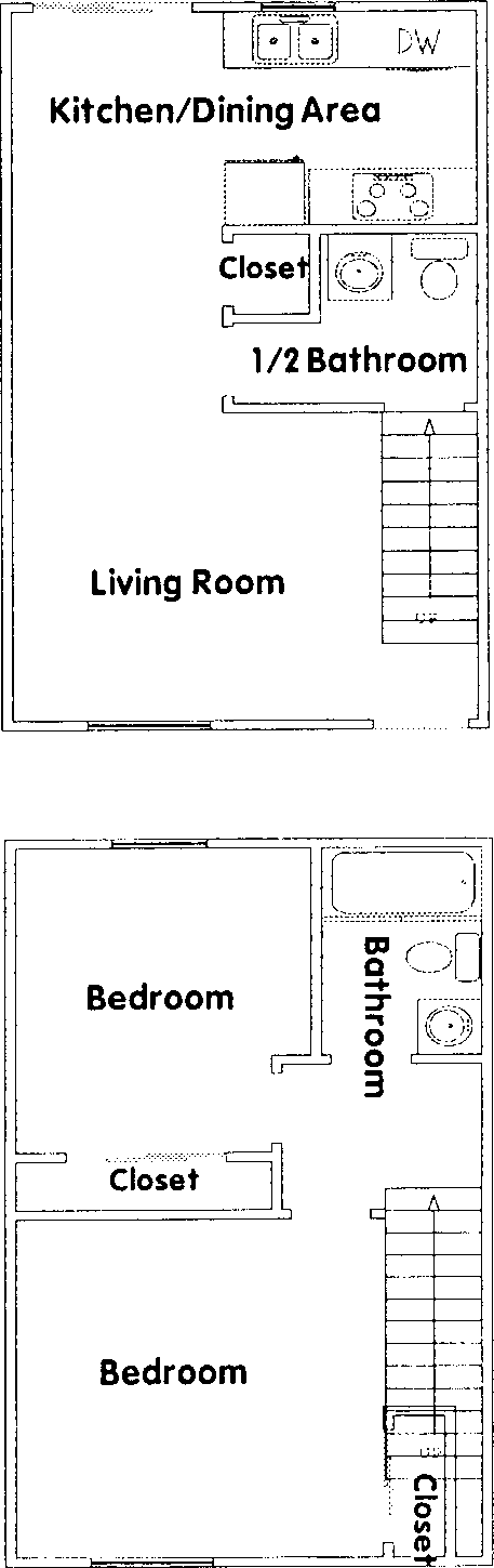 2 BEDROOM TOWNHOUSE