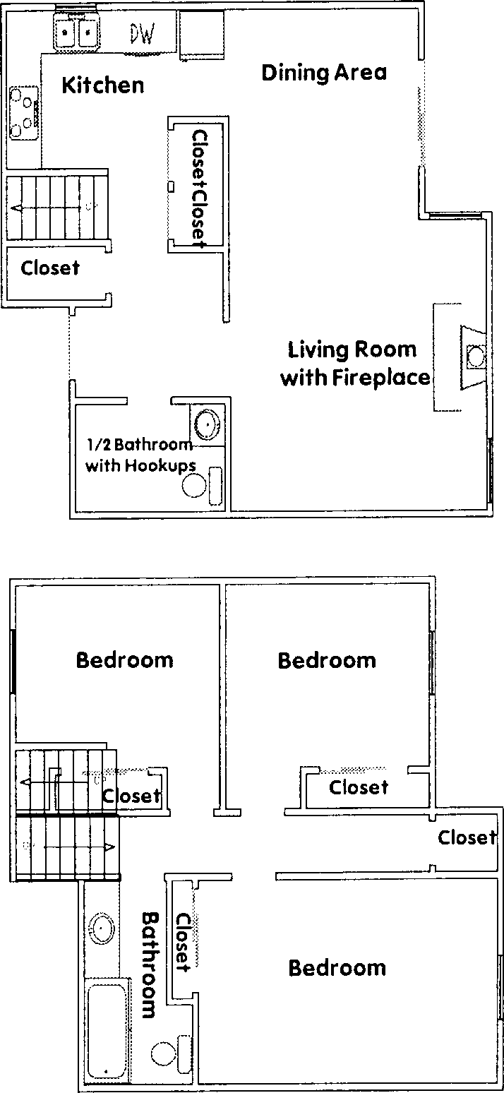 3 BEDROOM TOWNHOUSE