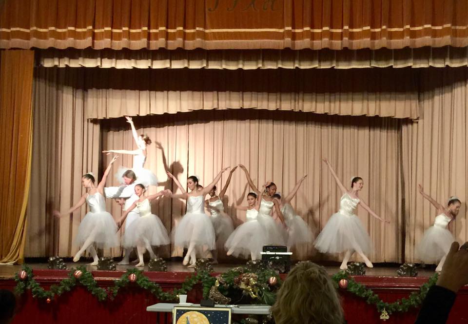 Dancers from Debra Franco School of Dance perform on stage