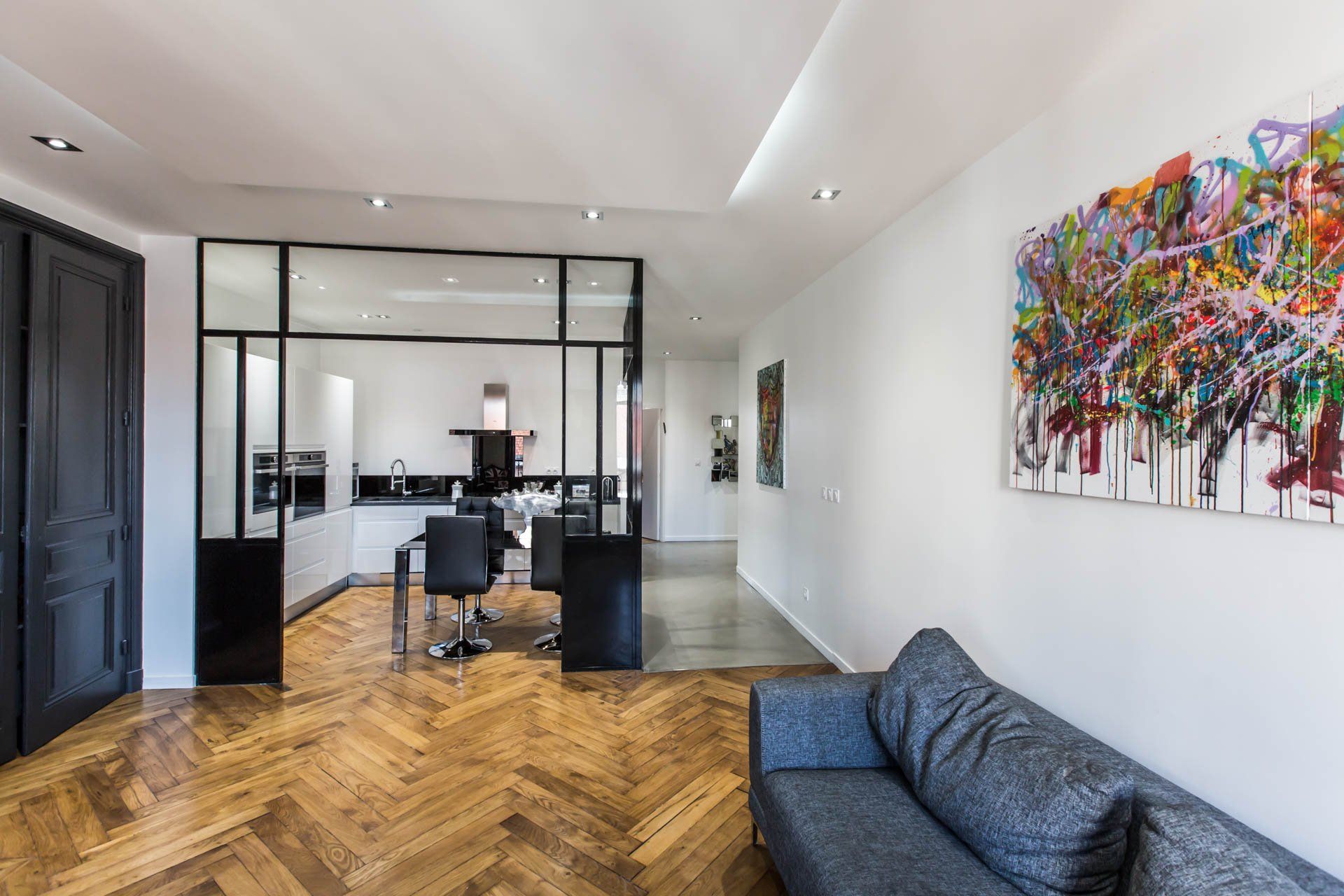 Salon aménagé