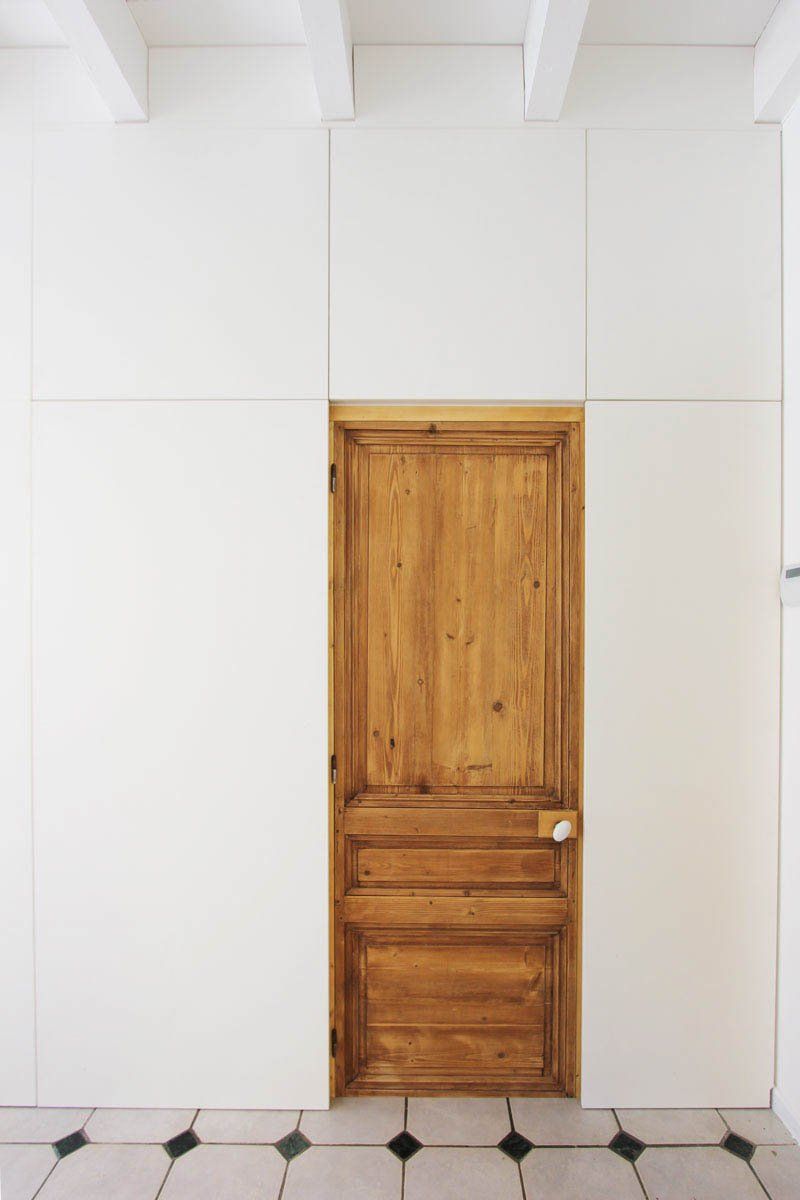 Porte d'accès d'entrée effet vintage