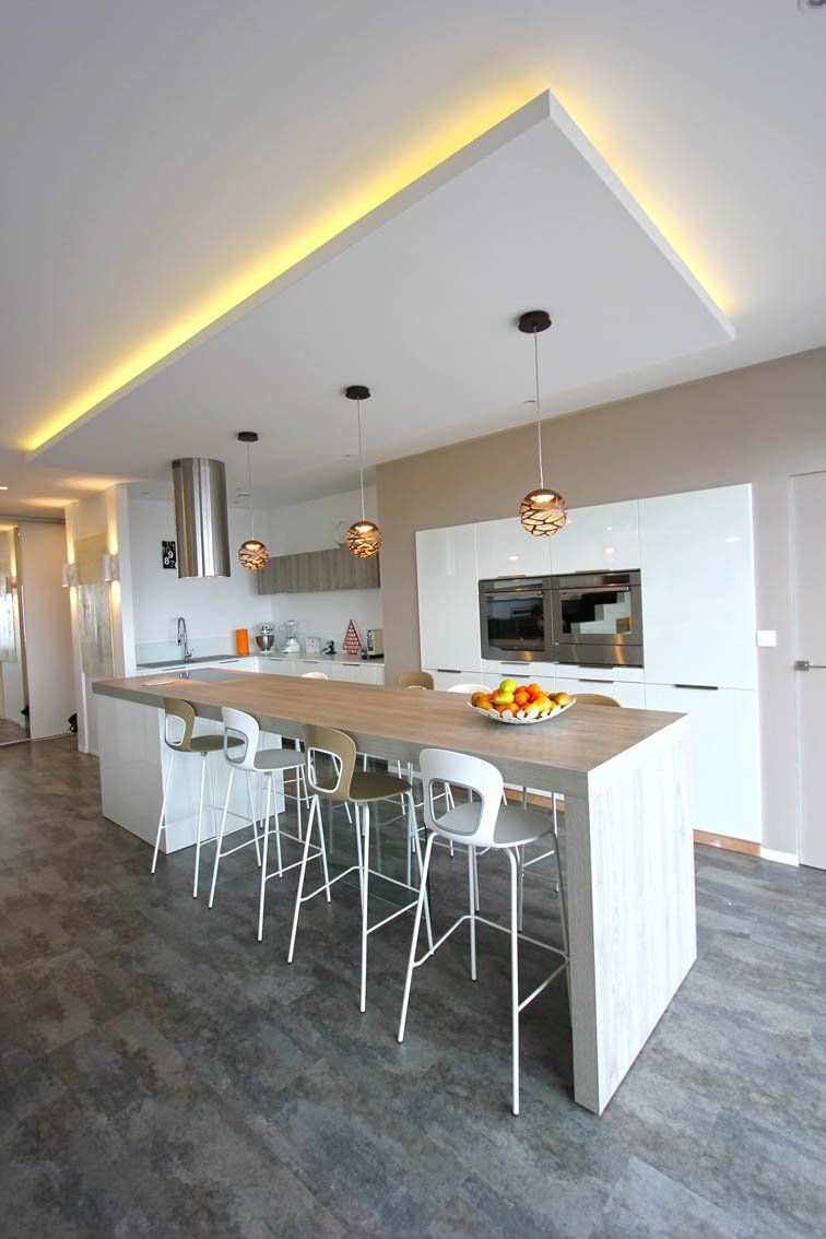 Ilot central pour une cuisine moderne