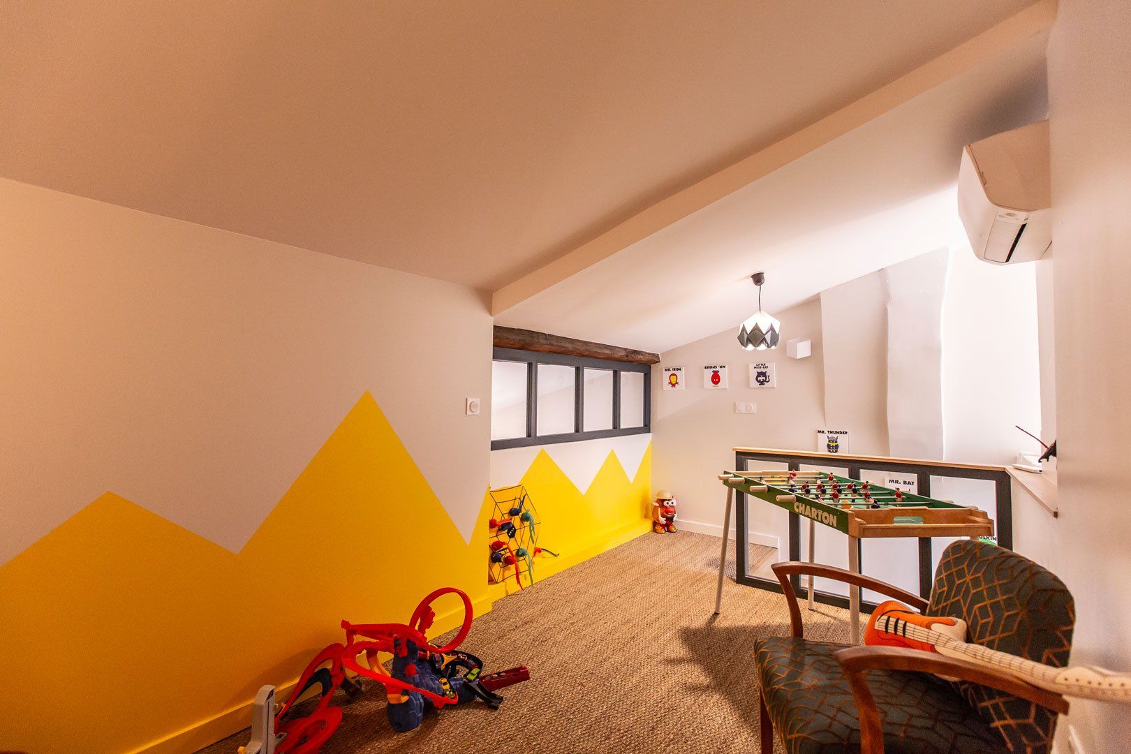Combles aménagées pour enfants