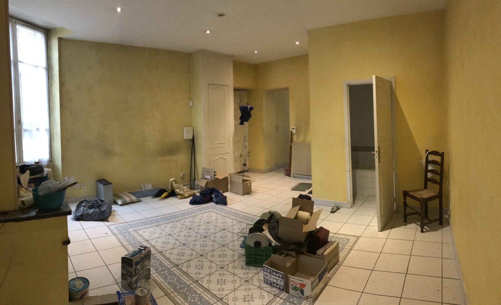 Salon avant rénovation