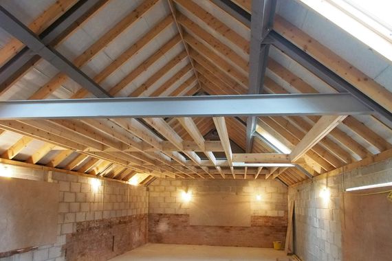 temporary roof construction and designs