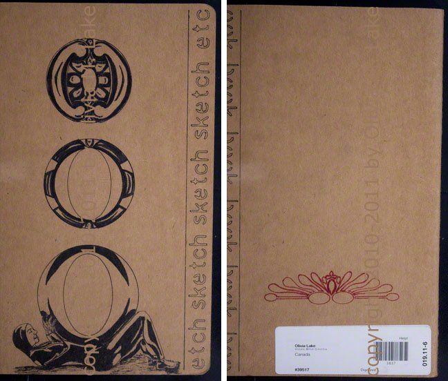 Sketchbook Project by Olivia M. Lake illustration human with circles