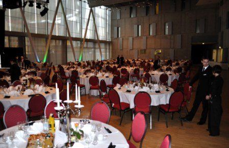 Rundtische in Carl Benz Arena