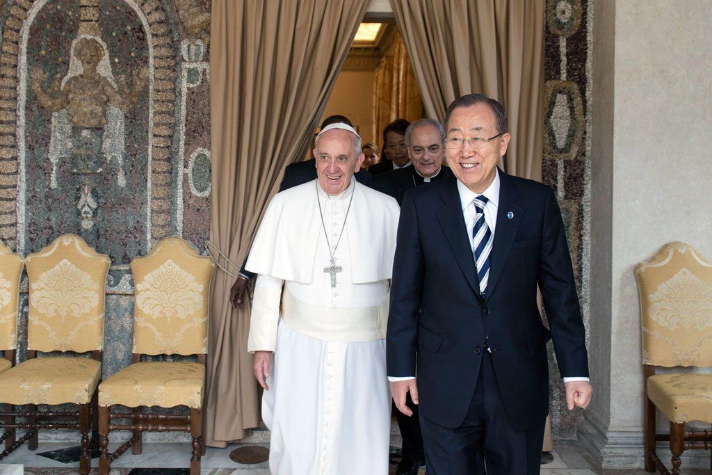 Blue Chip Foundation attends Casina Pio IV, Vatican City