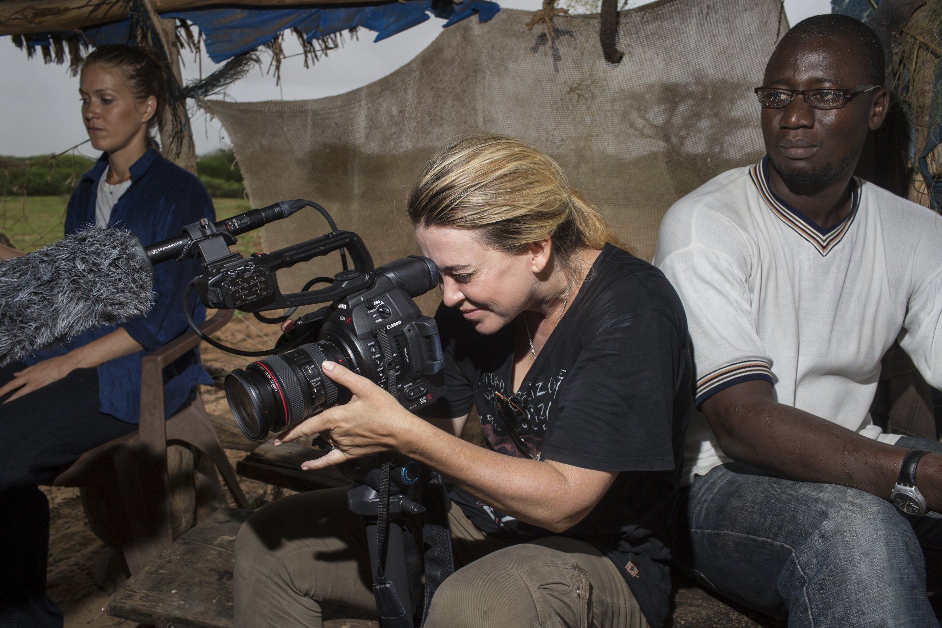 Jennifer Gross Co-Founder of the Blue Chip Foundation visiting Potou, Sengal