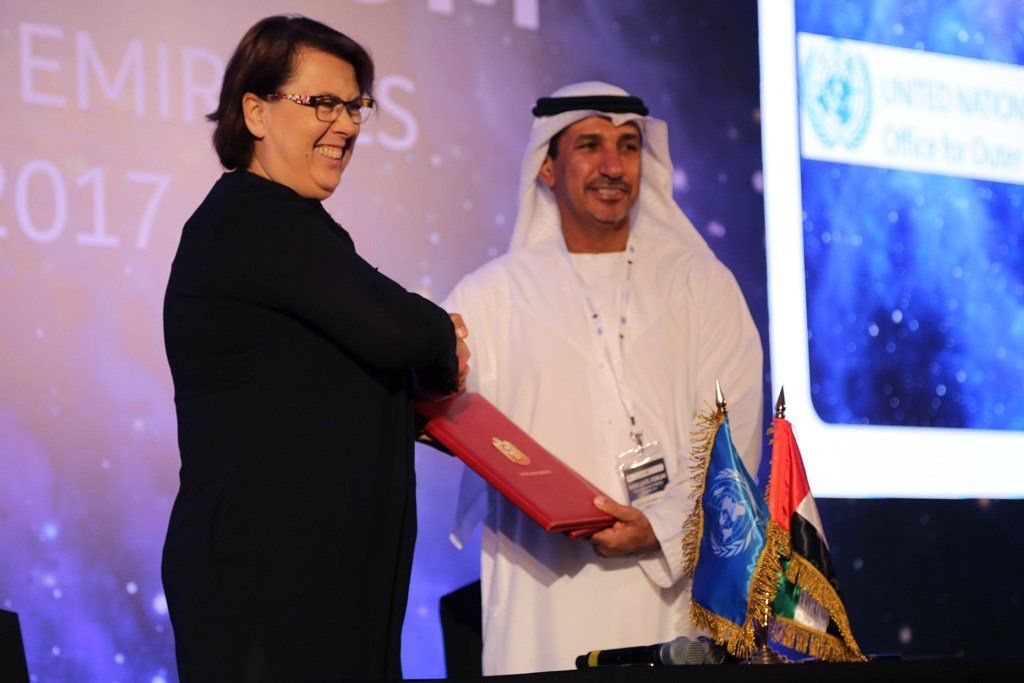 UNOOSA & UAE team up for peaceful space exploration & sustainable development goals.