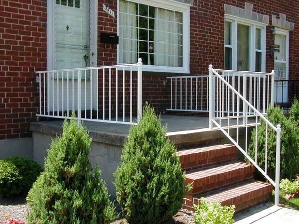 Simple Railings — Baldwin, MD — J.W. Calvert MFG.