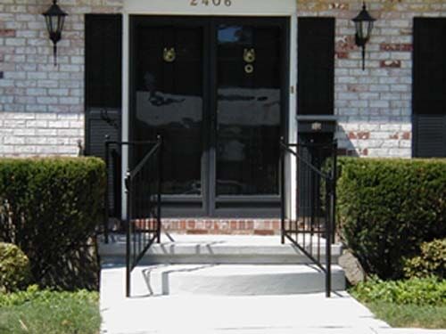 Railings on Establishment — Baldwin, MD — J.W. Calvert MFG.