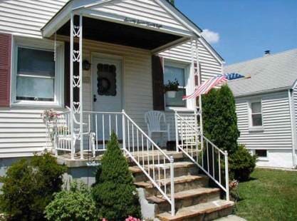 Custom White Railings — Baldwin, MD — J.W. Calvert MFG.