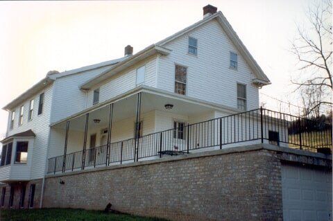 High House With Railings — Baldwin, MD — J.W. Calvert MFG.