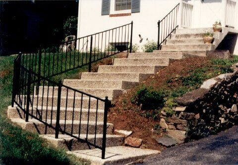 Long Steps Railings — Baldwin, MD — J.W. Calvert MFG.
