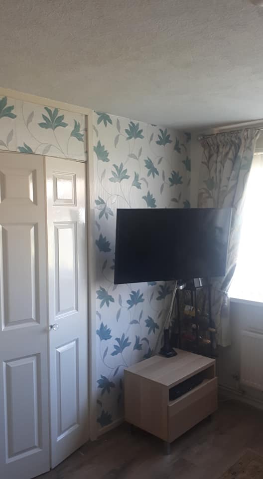 dmlater after wallpaper hanging in bury