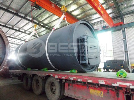 waste rubber pyrolysis plant