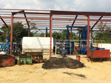 tyre pyrolysis plant