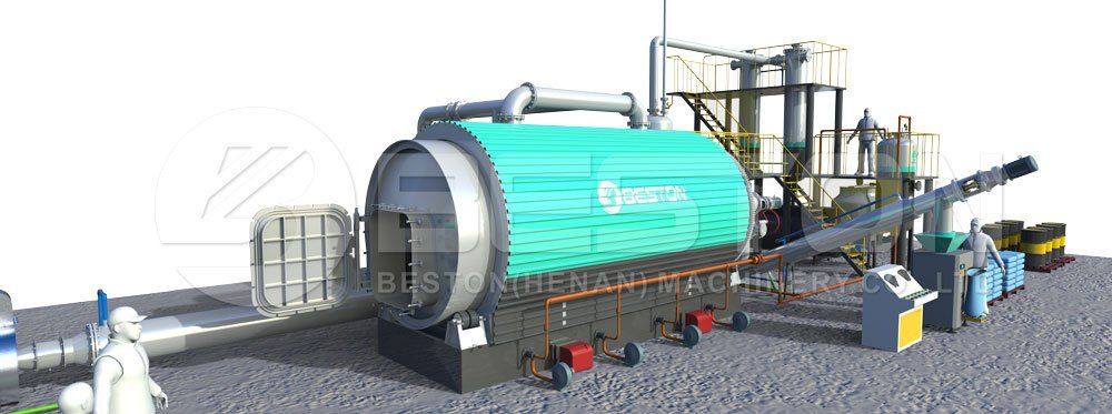 tyre pyrolysis plant