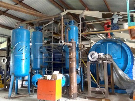 Waste Tyre Pyrolysis Plant
